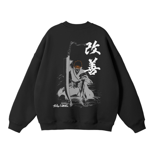 Bleach - Ichigo Streetwear Sweatshirt Black,MOQ1,Delivery days 5