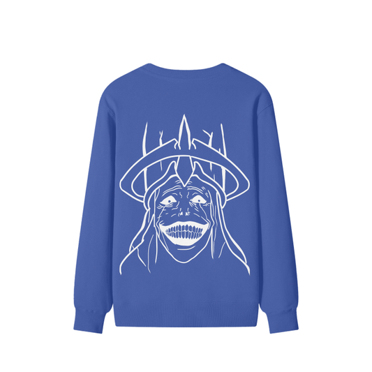 Solo Leveling - God Statue Streetwear Sweatshirt Blue,MOQ1,Delivery days 5