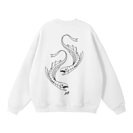 HunterxHunter - Chrollo Indoor Fish Streetwear Sweatshirt White,MOQ1,Delivery days 5