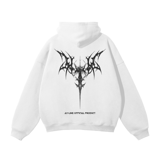 Berserk - Metal Wings Streetwear Hoodie White,MOQ1,Delivery days 5