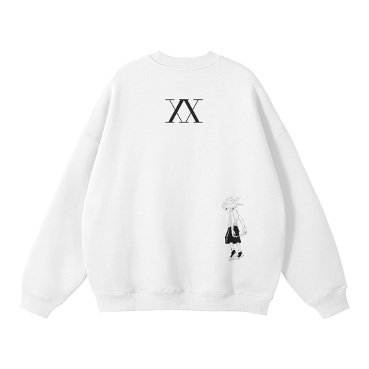 HunterxHunter - Killua Black and White Streetwear Sweatshirt,MOQ1,Delivery days 5