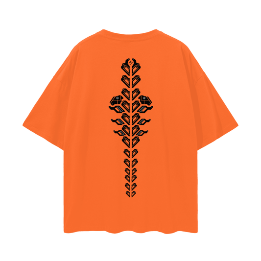 Cyberpunk - David Oversized Shirt Orange - AY Line