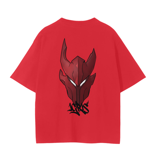 Solo Leveling - Igris Graffiti Streetwear Shirt Red,MOQ1,Delivery days 5
