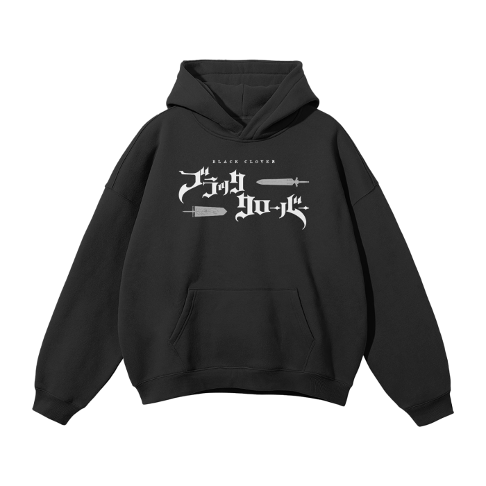 Black Clover - Asta Graffiti Streetwear Hoodie Black,MOQ1,Delivery days 5