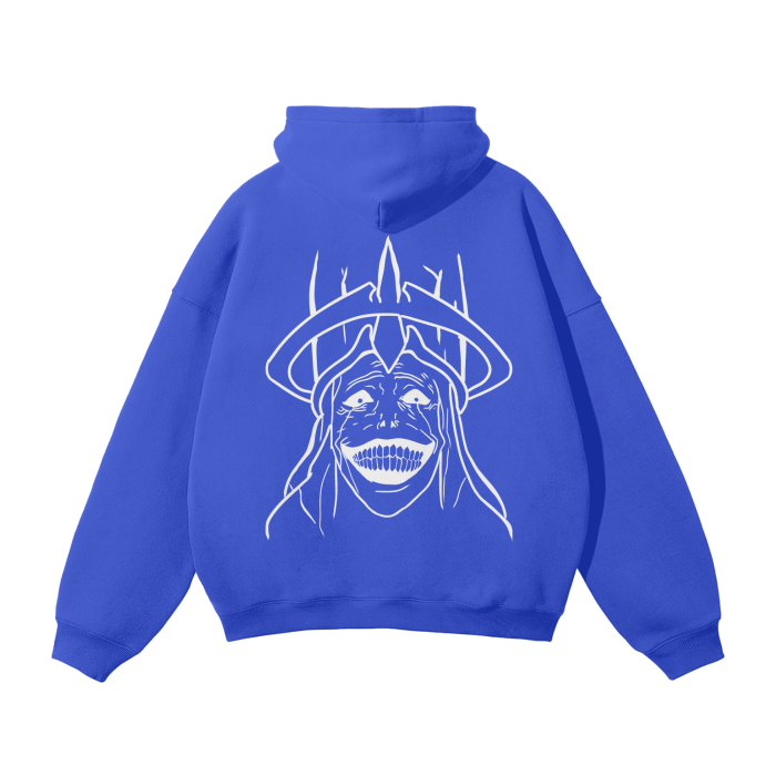 Solo Leveling - God Statue Streetwear Hoodie Blue,MOQ1,Delivery days 5