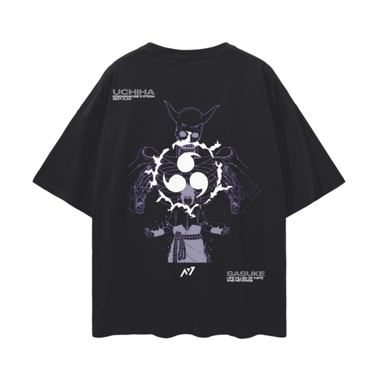 Naruto - Sasuke Streetwear Shirt Black,MOQ1,Delivery days 5