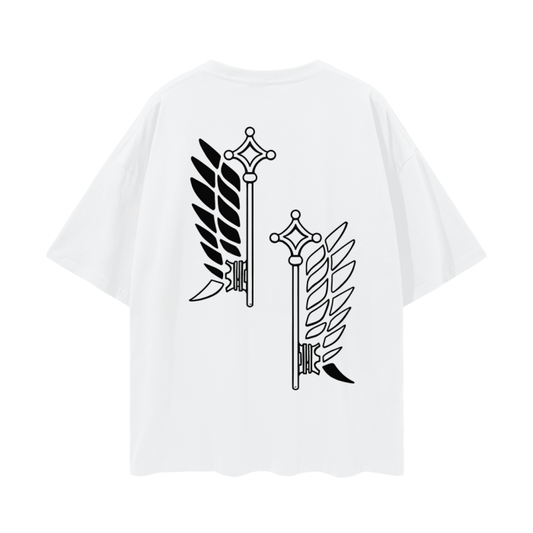 Attack on Titan - Survey Corps Streetwear Shirt White,MOQ1,Delivery days 5