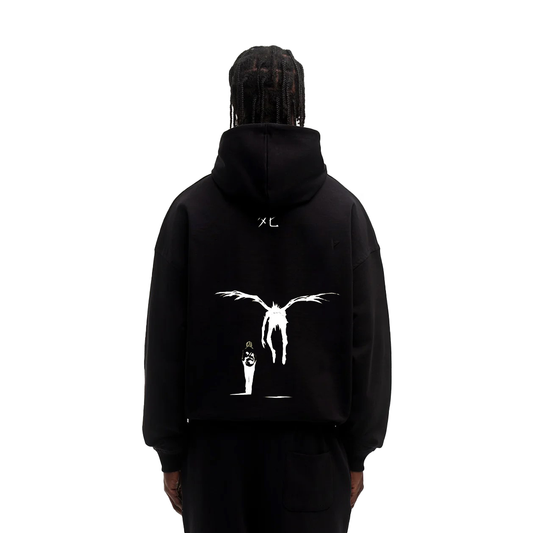 Death Note - Light Streetwear Hoodie Black