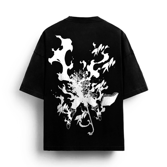 Black Clover - Asta Graffiti Streetwear Shirt Black