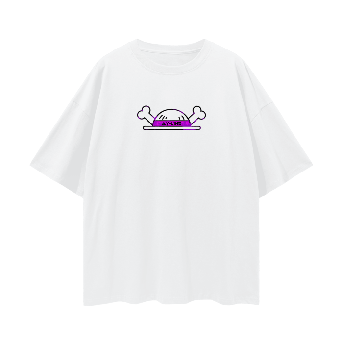One Piece - Gear 5 Luffy White Shirt - AY Line Lucent White / S