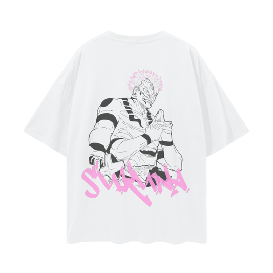 JUJUTSU KAISEN - Sukuna Graffiti Streetwear Shirt White,MOQ1,Delivery days 5