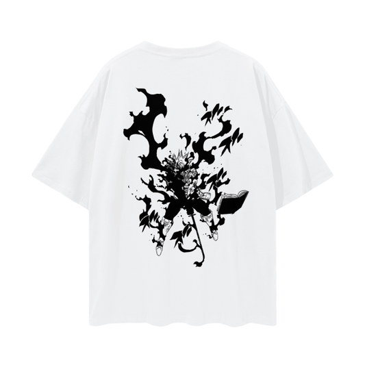 Black Clover - Asta Graffiti Streetwear Shirt White,MOQ1,Delivery days 5