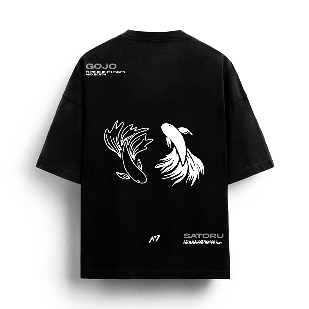 JUJUTSU KAISEN - Gojo Geto Streetwear Shirt Black