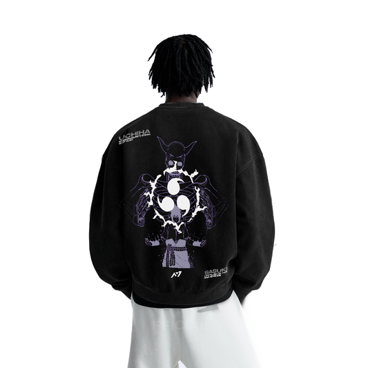 Naruto - Sasuke Streetwear Sweatshirt Black